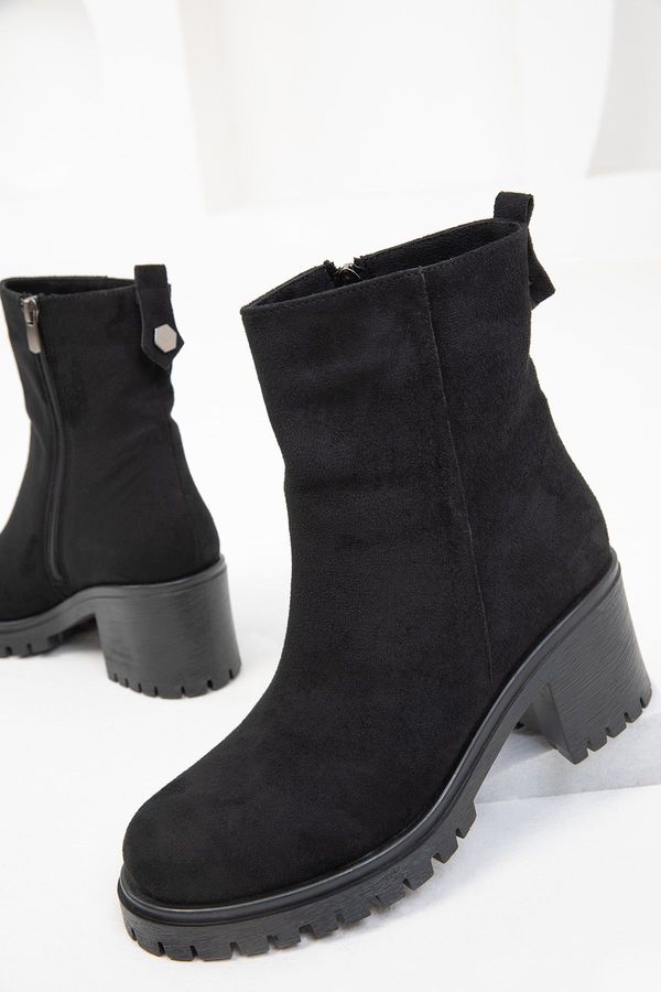 Soho Soho Black Suede Women's Boots & Bootie 19834