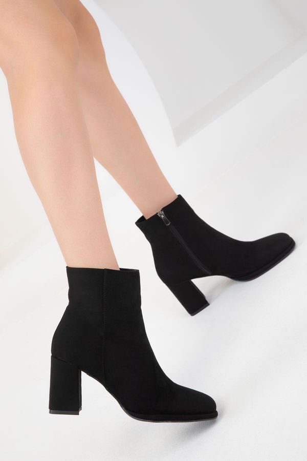 Soho Soho Black Suede Women's Boots & Bootie 19949