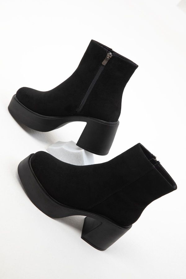 Soho Soho Black Suede Women's Boots & Bootie 19986