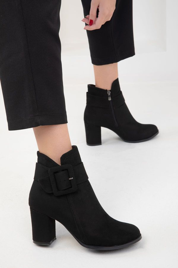 Soho Soho Black Suede Women's Boots & Bootie 20020