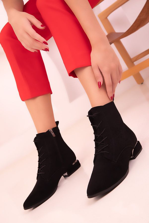 Soho Soho Black Suede Women's Boots & Booties 18500