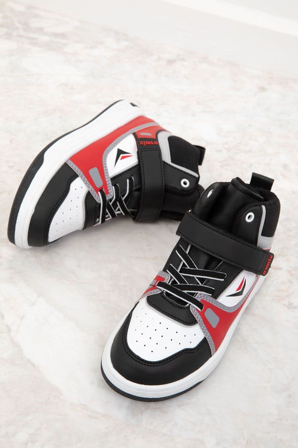 Soho Soho Black-White-Red Kids Sneaker 19608