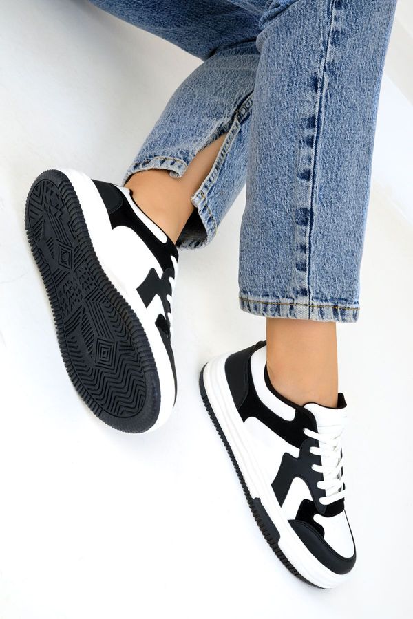 Soho Soho Black-White Women's Sneakers 19602