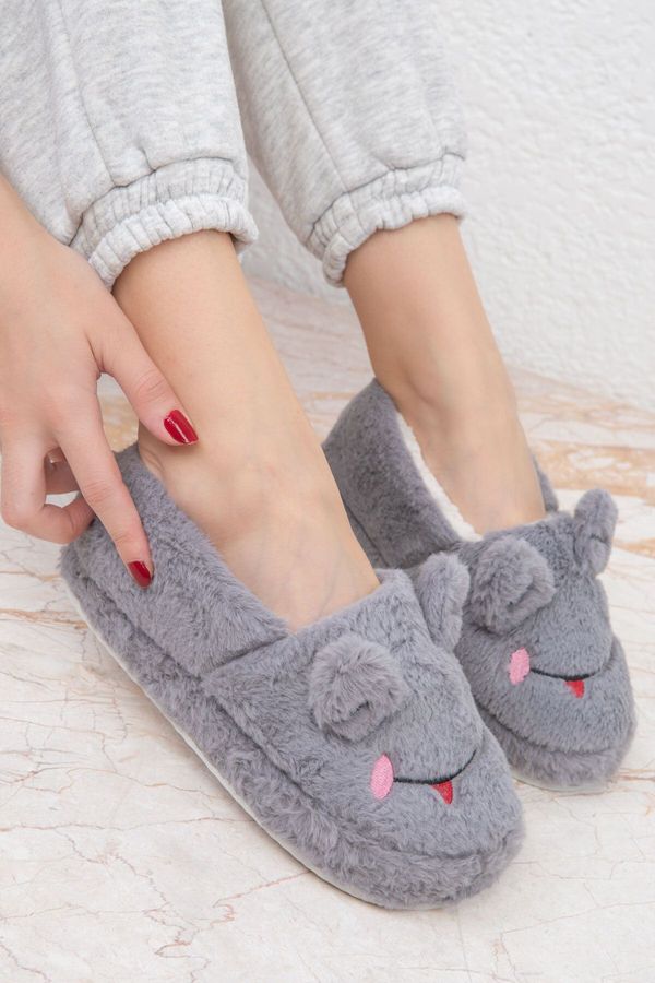 Soho Soho Gray Women's Home Slippers 19892