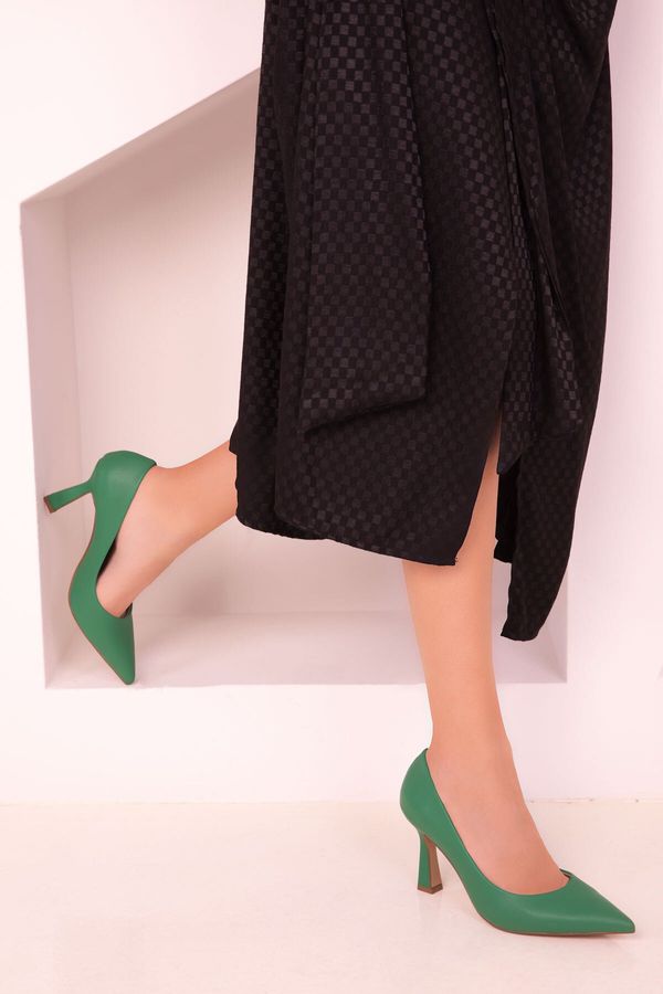 Soho Soho Green Women's Classic Heeled Shoes 17689