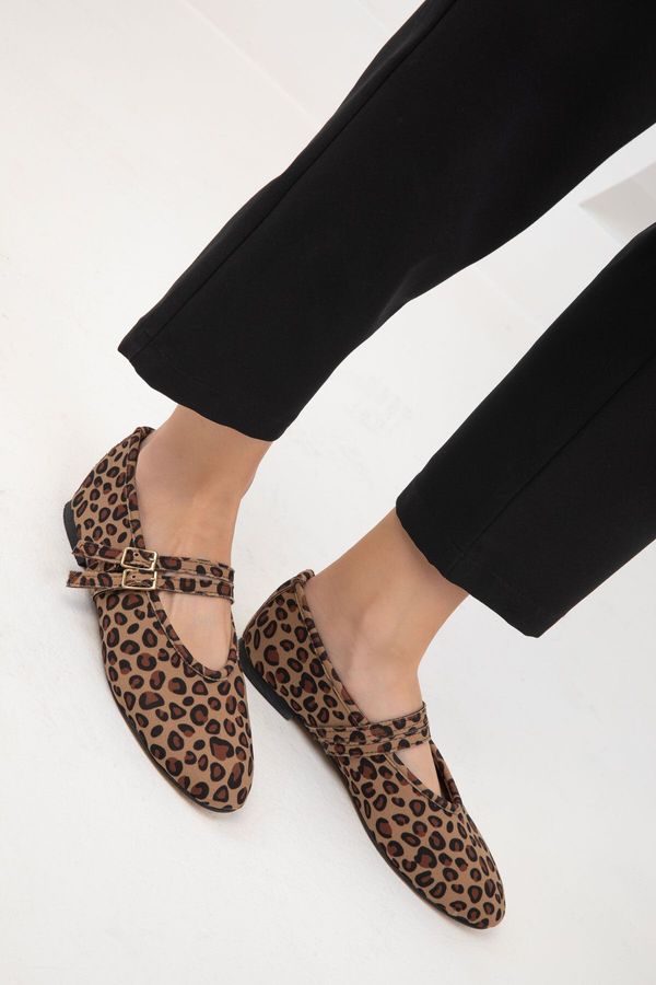 Soho Soho Leopard Women's Ballerina 19937