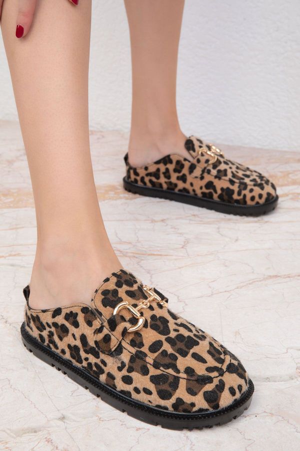 Soho Soho Leopard Women's Slippers 19824