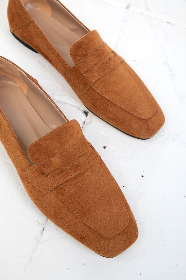 Soho Soho Tan Suede Women's Ballerinas (19674)