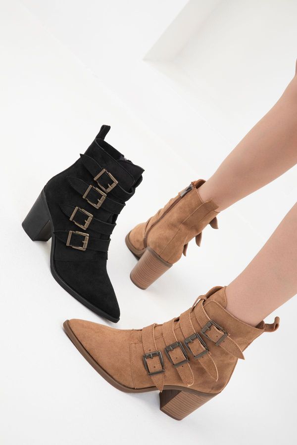 Soho Soho Tan Suede Women's Boots & Bootie 19888