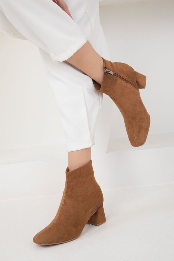 Soho Soho Tan Suede Women's Boots & Bootie 19994