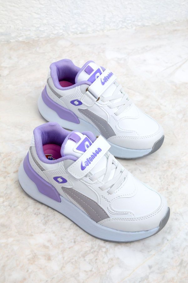 Soho Soho White-Lilac Kids Sneaker 19607