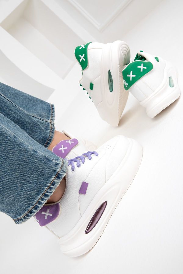 Soho Soho White-Lilac Women's Sneaker 19731