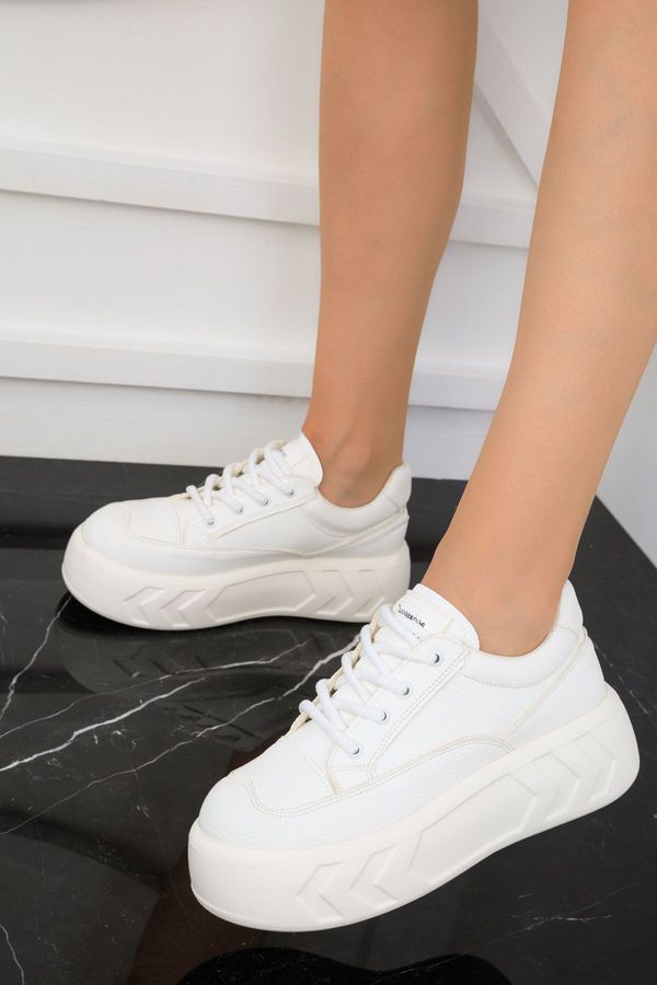 Soho Soho White Women's Sneakers 19545