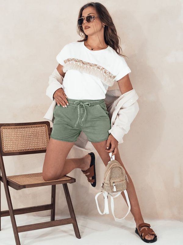 DStreet Spodenki damskie CITYCHIC oliwkowe Dstreet