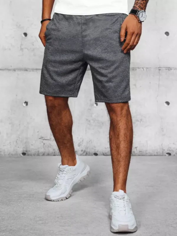 DStreet Spodenki męskie dresowe ciemnoszare Dstreet