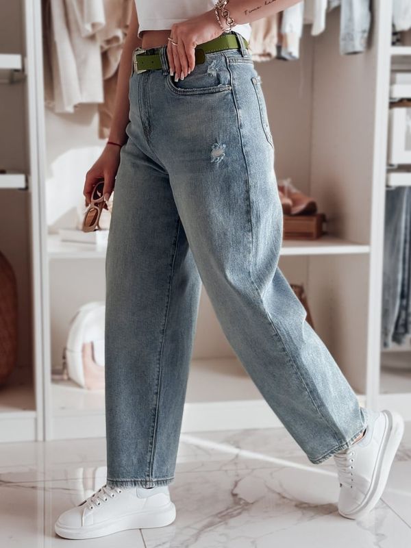 DStreet Spodnie damskie jeansowe wide leg WIDELEGS niebieskie Dstreet