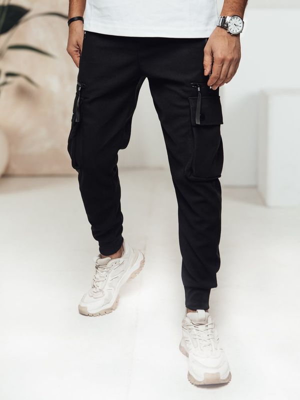 DStreet Spodnie męskie cago czarne Dstreet