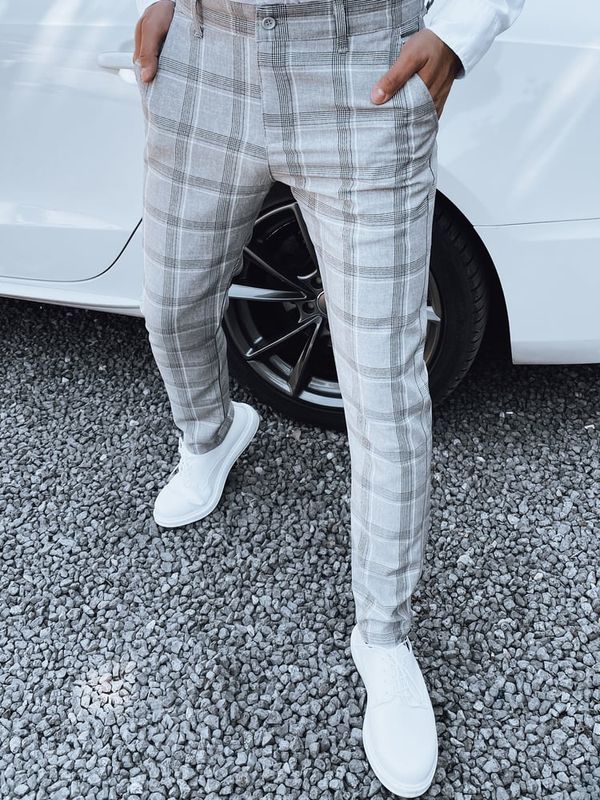 DStreet Spodnie męskie jasnoszare Dstreet