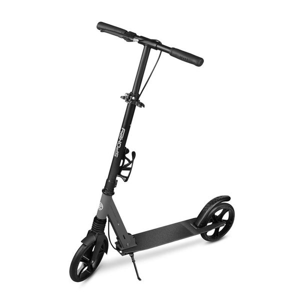 Spokey Spokey CITY FLOW PRO Scooter with hand brake, collie 200 mm, gray