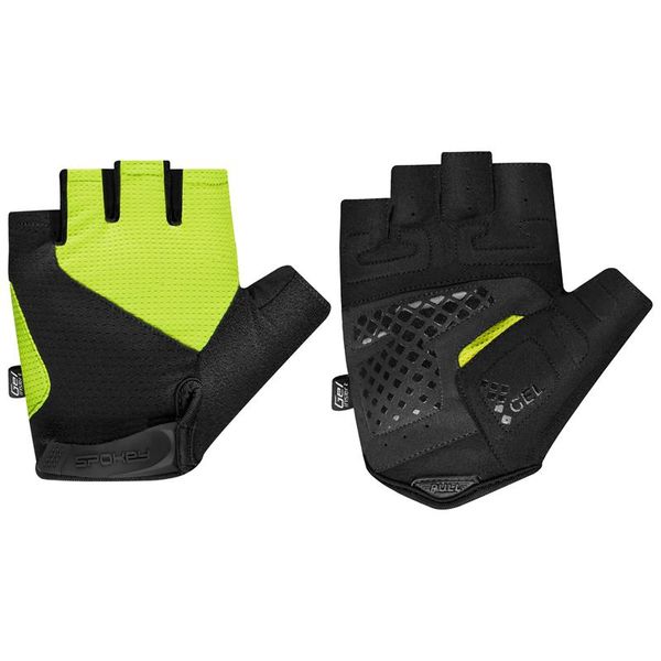 Spokey Spokey EXPERT Men's cycling gloves, žlto-čierne, veľ. M