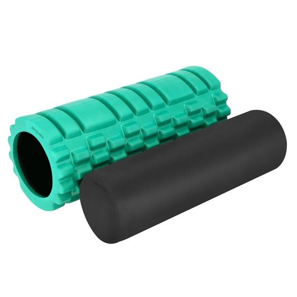 Spokey Spokey MIX ROLL 2-in-1 Massage Fitness Roller, 33 cm, Green