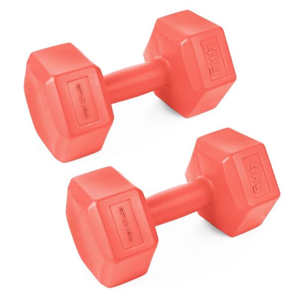 Spokey Spokey MONSTER RED Set of hexagonal cynics 2x 4 kg