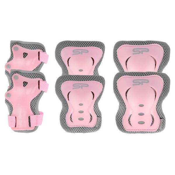 Spokey Spokey SHIELD II - 3-dielna set of children's protectors, pink, vel. With