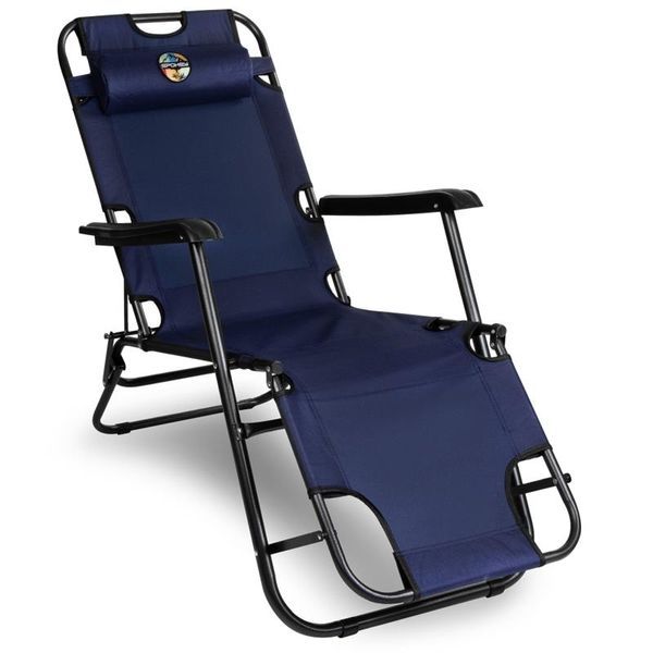 Spokey Spokey TAMPICO Warehouse drawing / chaise longue 2in1 dark blue