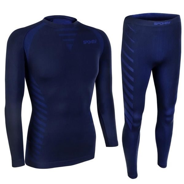 Spokey Spokey WINDSTAR SET Men's thermobielion, dark blue, veľ. L/XL