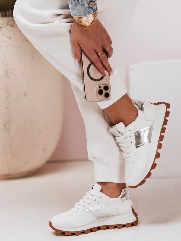 DStreet Sportowe sneakersy damskie EASYSTEP białe Dstreet