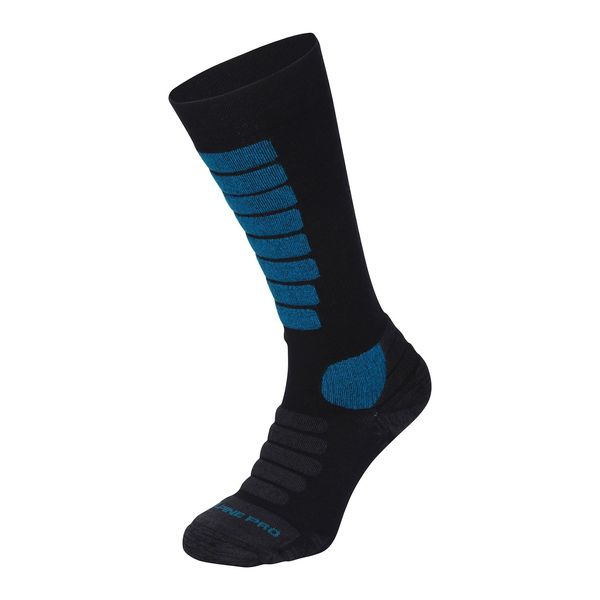 ALPINE PRO Sports knee-high socks made of merino wool ALPINE PRO RODE mykonos blue