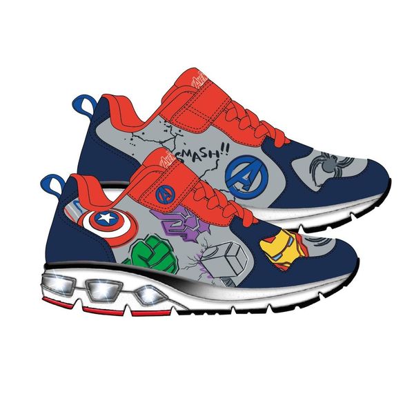 AVENGERS SPORTY SHOES TPR SOLE WITH LIGHTS AVENGERS