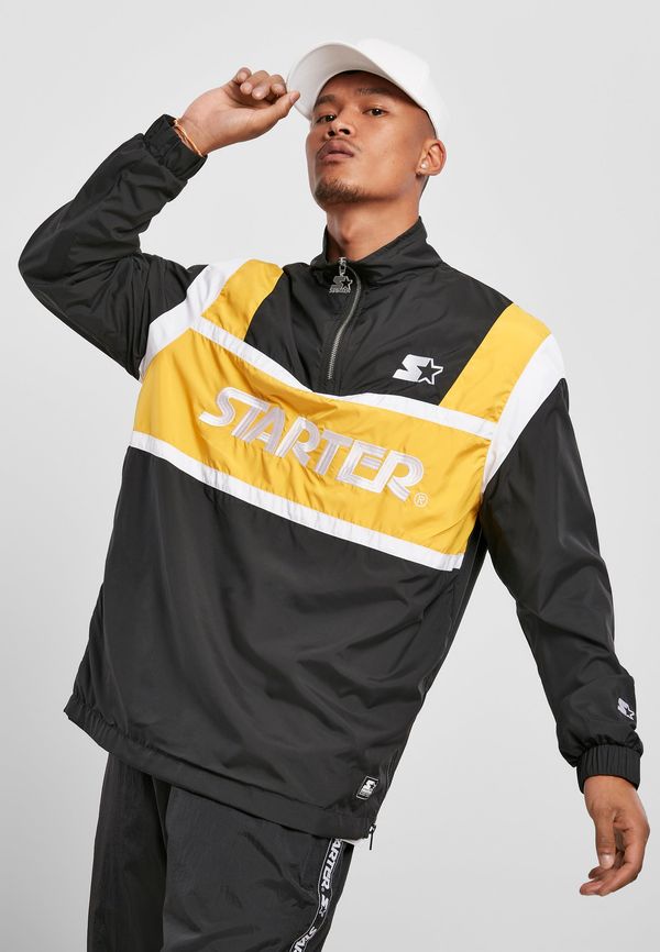 Starter Black Label Starter Half Zip Retro Jacket Black/Gold/White