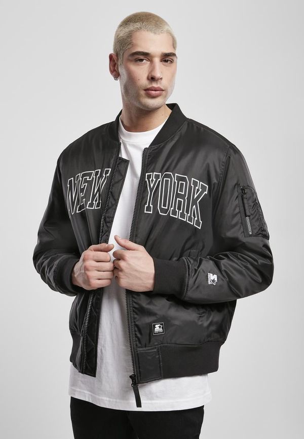 Starter Black Label Starter Jacket New York Bomber Jacket Black