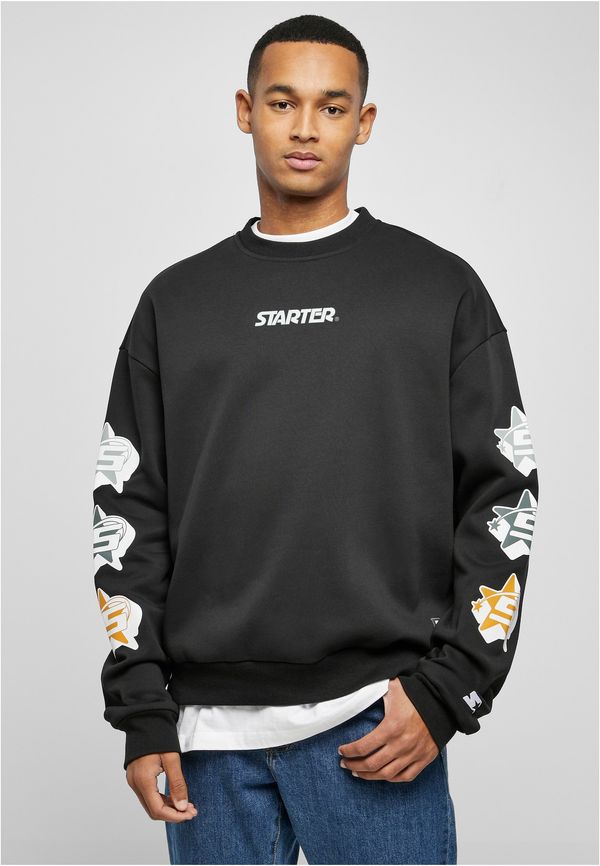 Starter Black Label Starter Star Sleeve Crewneck Black