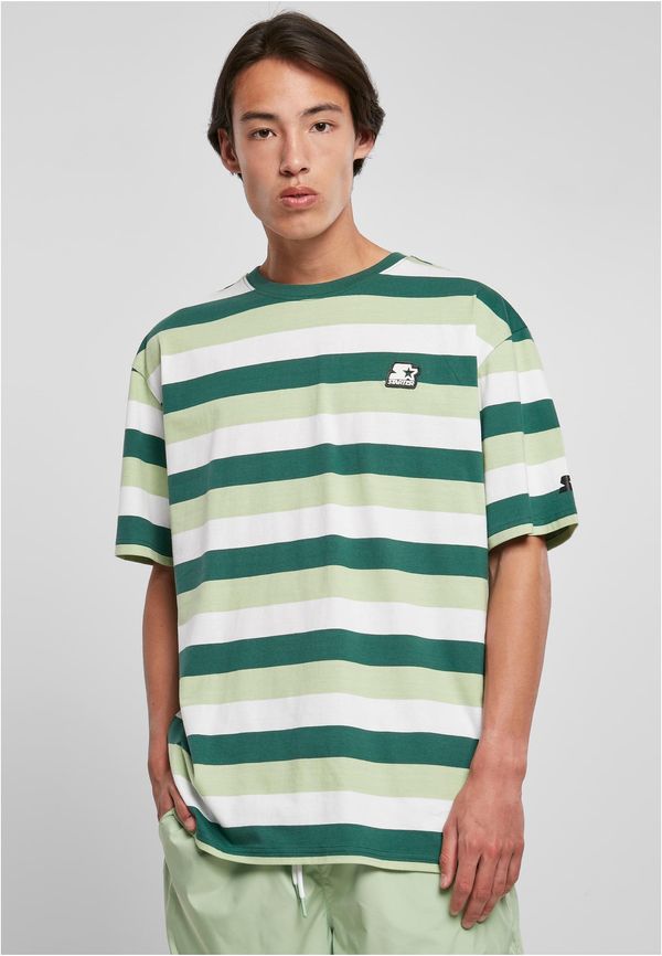 Starter Black Label Starter Sun Stripes Oversize T-Shirt Dark Fresh Green/VintageGreen/White