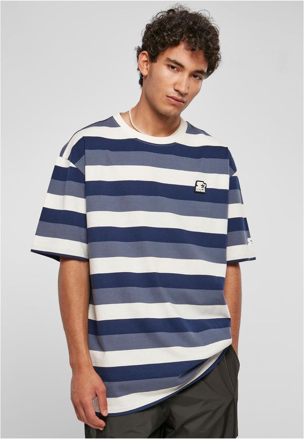 Starter Black Label Starter Sun Stripes Oversize T-Shirt Navy Blue/VintageBlue/Light White
