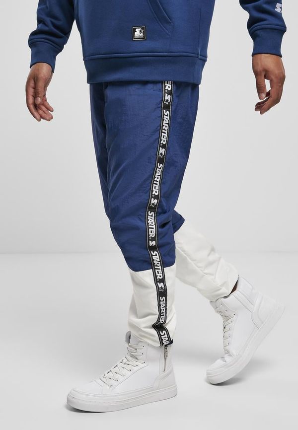 Starter Black Label Starter Two Toned Jogging Pants Blue Night/White