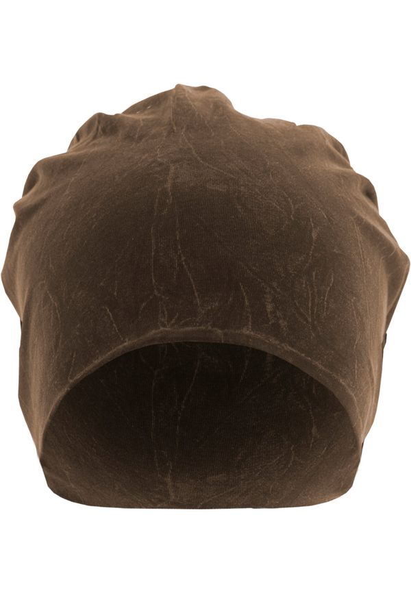 MSTRDS Stonewashed Jersey Beanie Chocolate