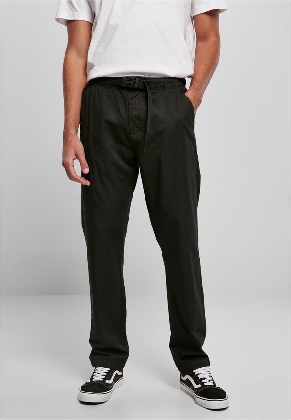 UC Men Straight Leg Chino With Strap Black