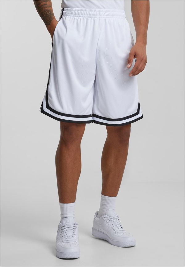 Urban Classics Stripes Mesh Shorts whtblkwht