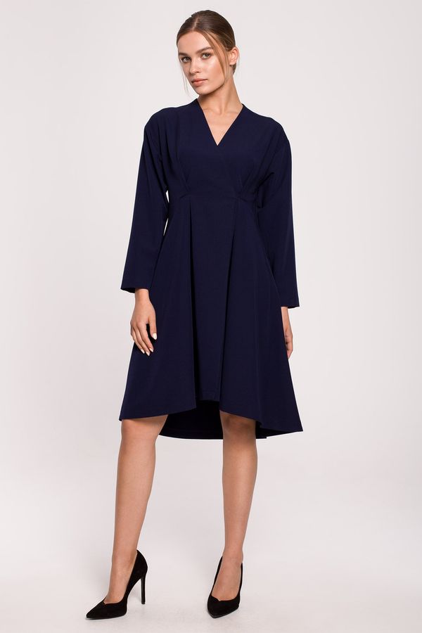 Stylove Stylove Woman's Dress S280 Navy Blue