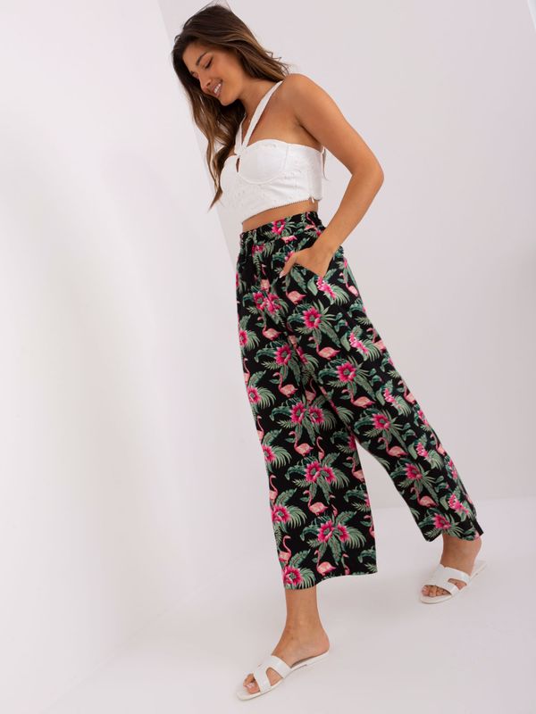 Fashionhunters SUBLEVEL summer fabric palazzo pants