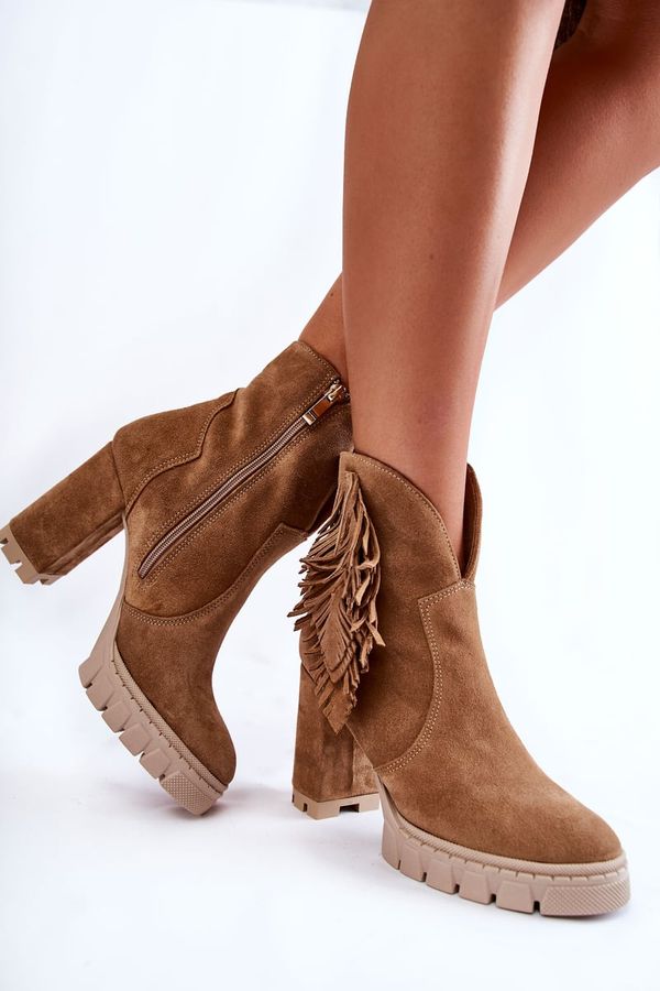 Lewski Shoes Suede Platform Boots Lewski Shoes