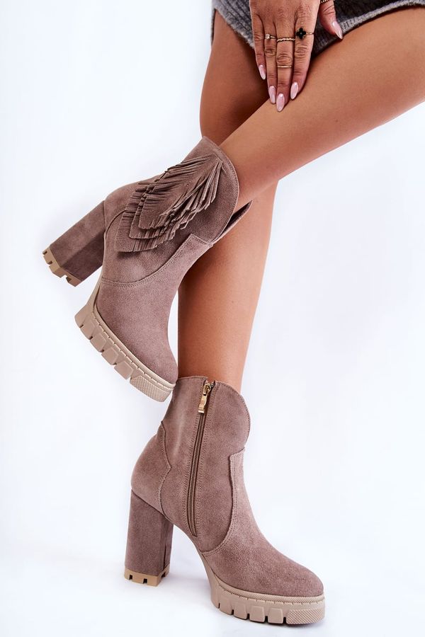 Lewski Shoes Suede Platform Boots Lewski Shoes