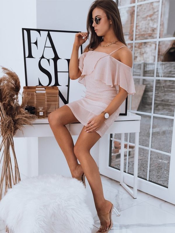 DStreet Sukienka ALISS różowa Dstreet