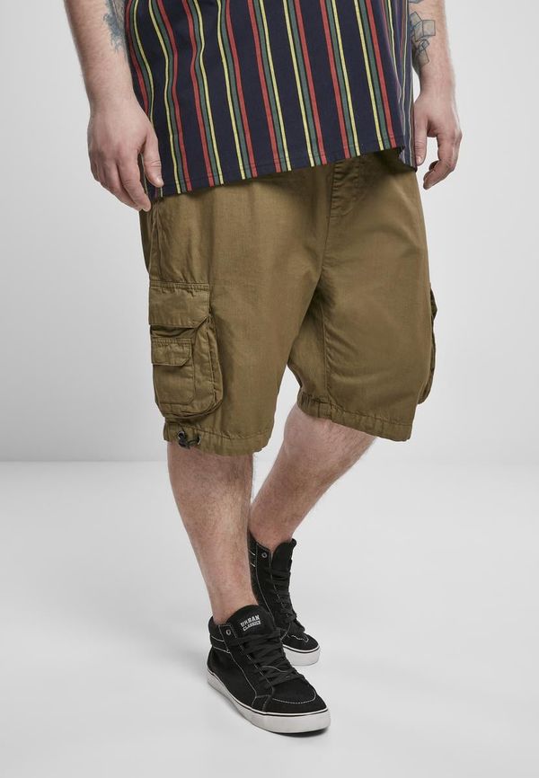UC Men Summer Olive Shorts Double Pocket Cargo