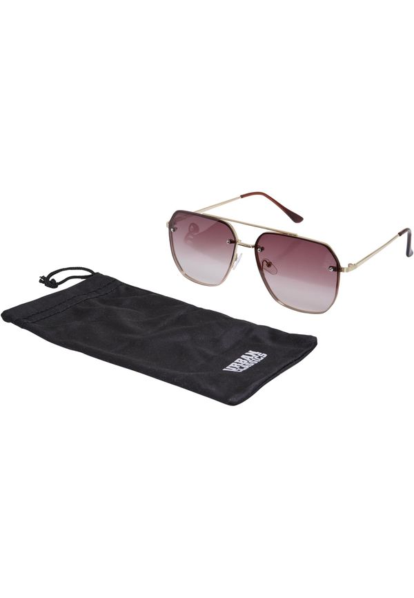 Urban Classics Accessoires Sunglasses Timor Terracotta/Gold