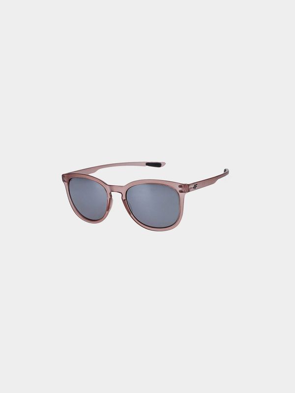 4F Sunglasses with mirror coating unisex 4F - powder pink