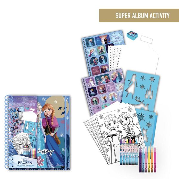 Frozen SUPER ACTIVITY ALBUM COLOREABLE FROZEN